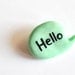 Pin brooch balloon polymer clay mint