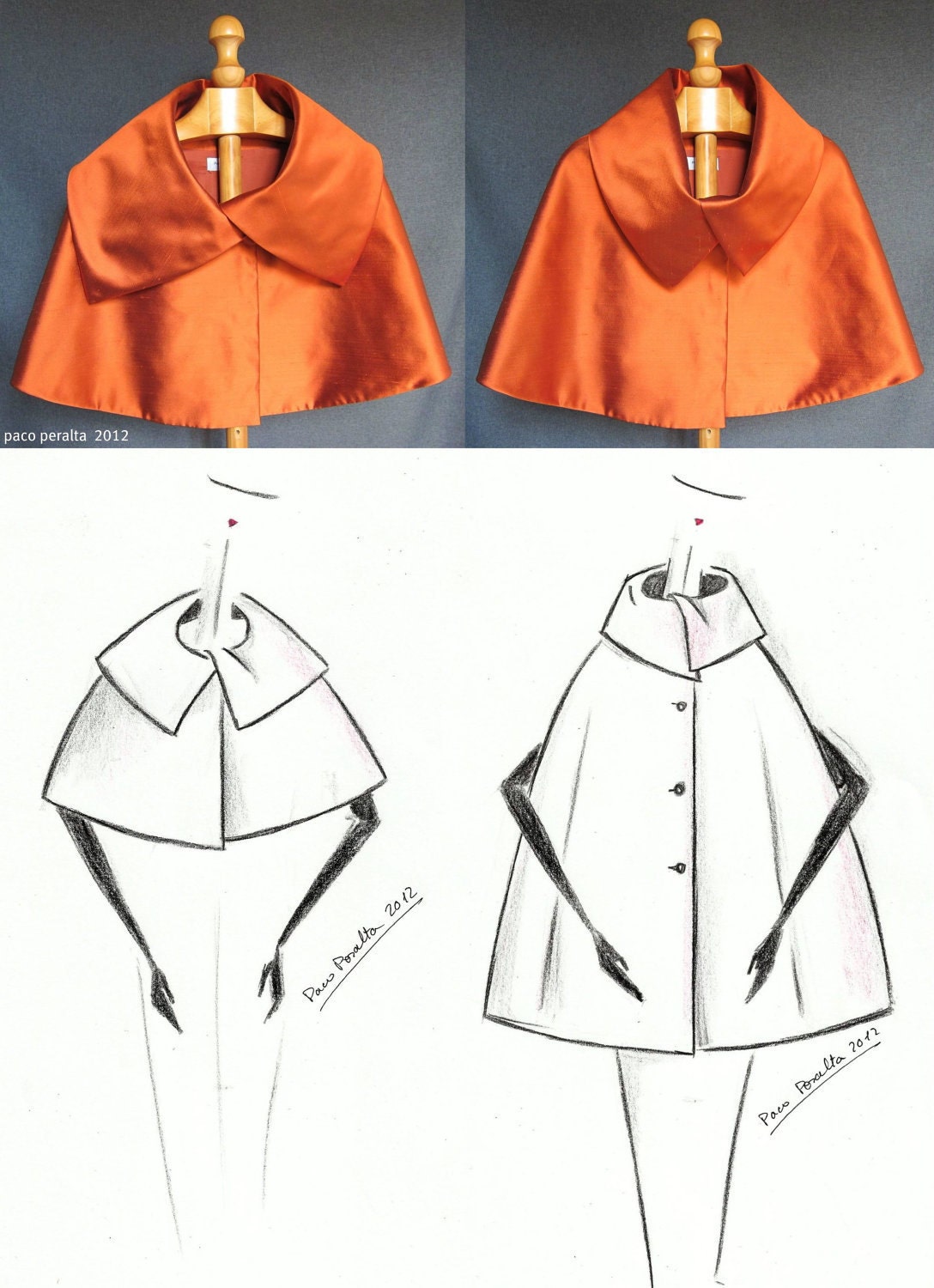 NEW "Funghi" cape pattern