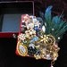 Karma Box Vintage Jewelry Embellished Red Mosaic Box