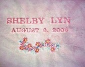 Shelby's minky baby blanket