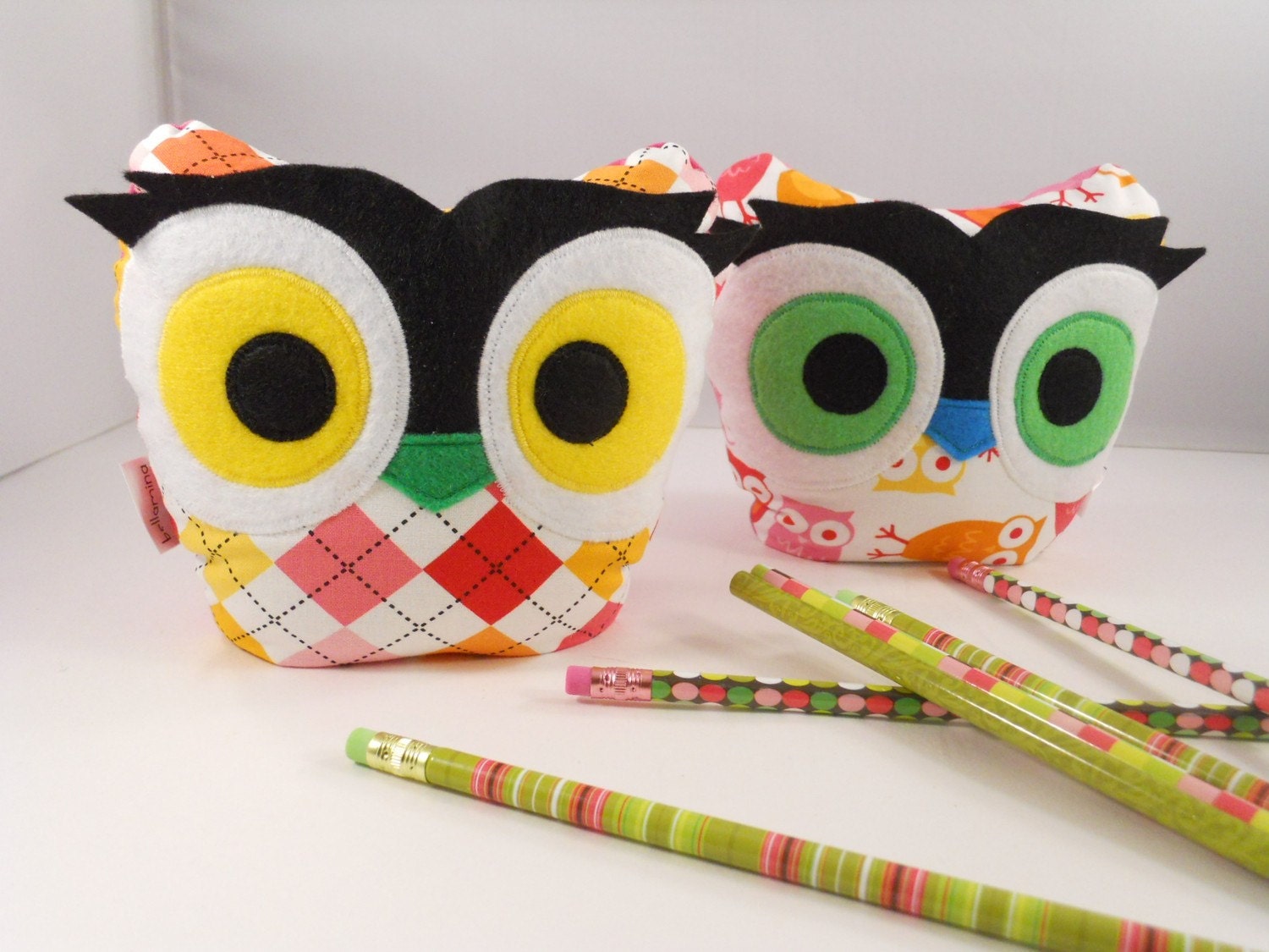 2 owl bookends