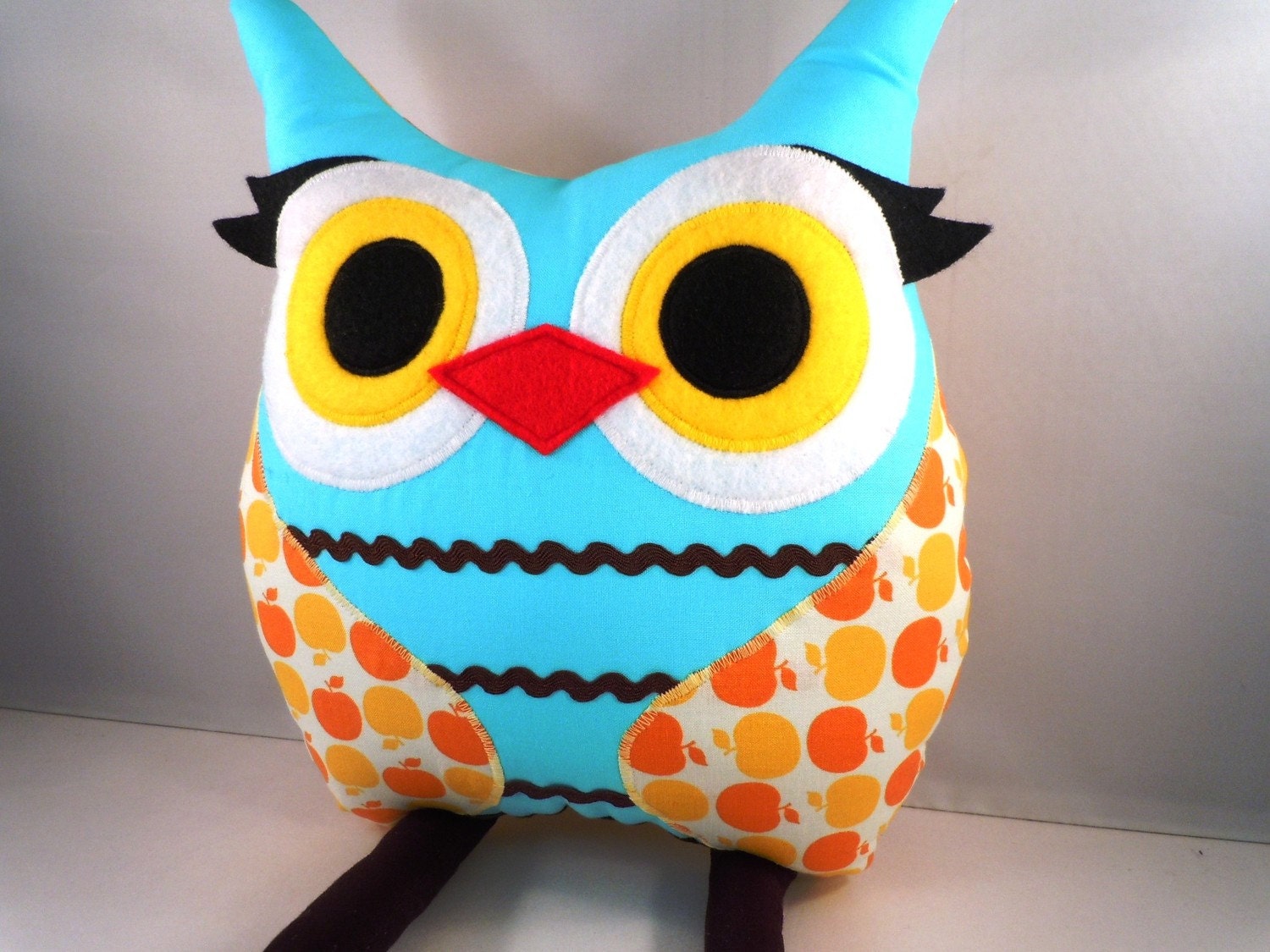 handmade stuffed animal owl pillow toy