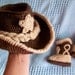 Baby Cowboy Hat and Boots Chocolate Brown And Tan Newborn and beyond