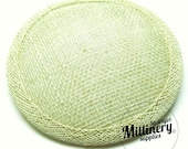 Mint Green Round Millinery Sinamay Hat Base for Fascinators, Cocktail Hats and Wedding Veils