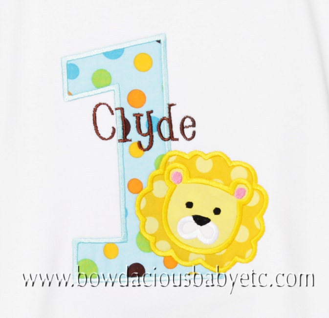 Lion Birthday Shirt, Number, Lion, Zoo Monogrammed, Custom Colors, Girls Birthday Shirt,Tank,Onesie,Romper,Sizes 3m to 12yrs,Gift