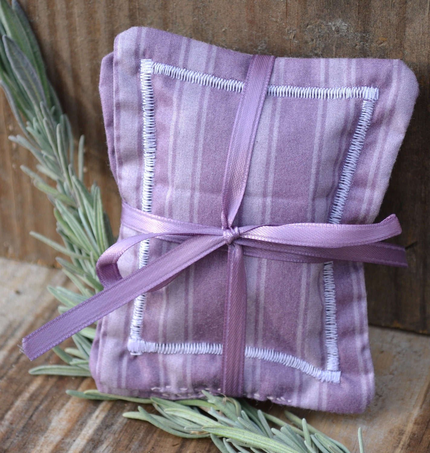 Lavender Stripe Dryer Sachet Trio