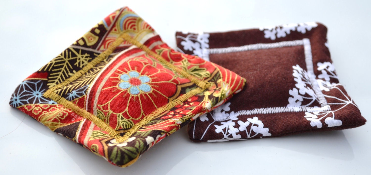 Oriental Florals Lavender Dryer Sachet Duo