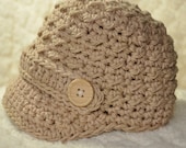Cotton News Boy Hat in size  6 to 12 months