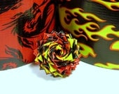 Dragon and Flames Duct Tape Rose Ring