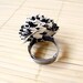 Damask Duct Tape Rose Ring