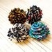 Damask Duct Tape Rose Ring