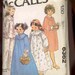 McCalls 6361 and 6362 Matching Vintage mother daughter sleepwear patterns