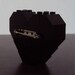 LEGO Heart Pin/Brooch (Black)
