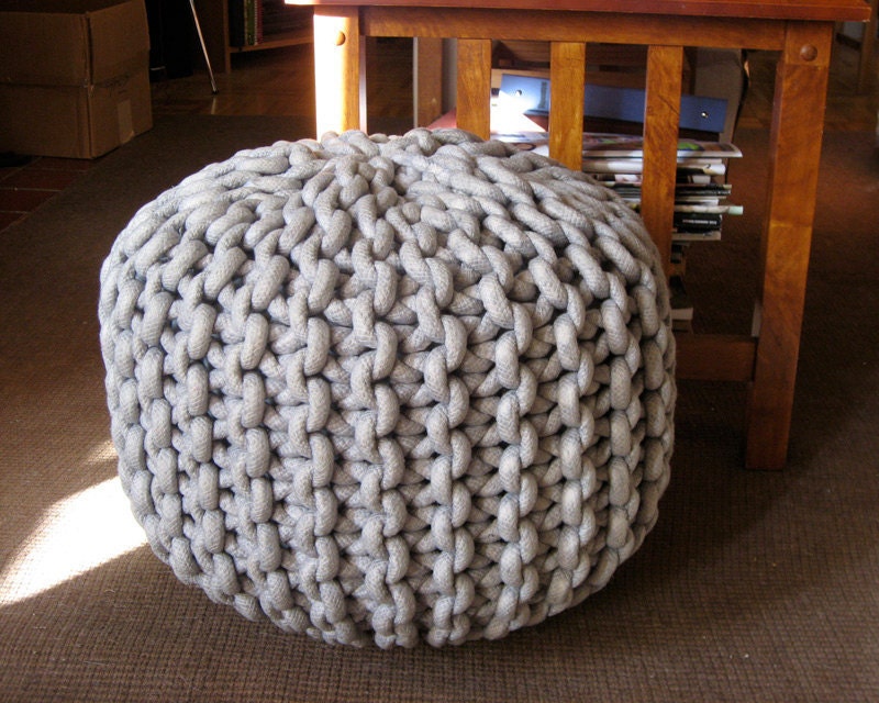 XLG rope pouf - stuff it yourself