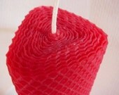 Love - a three sided pillar candle