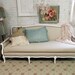 RESERVE DEVON Vintage Painted Cottage Chic Shabby White French Provincial Upholstered Louis Sofa UP105