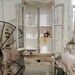 Painted Cottage Chic Shabby Farmhouse Cabinet