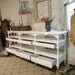 RESERVE   MARGARET  Painted Cottage Chic Shabby White Romantic Farmhouse Server / Buffet