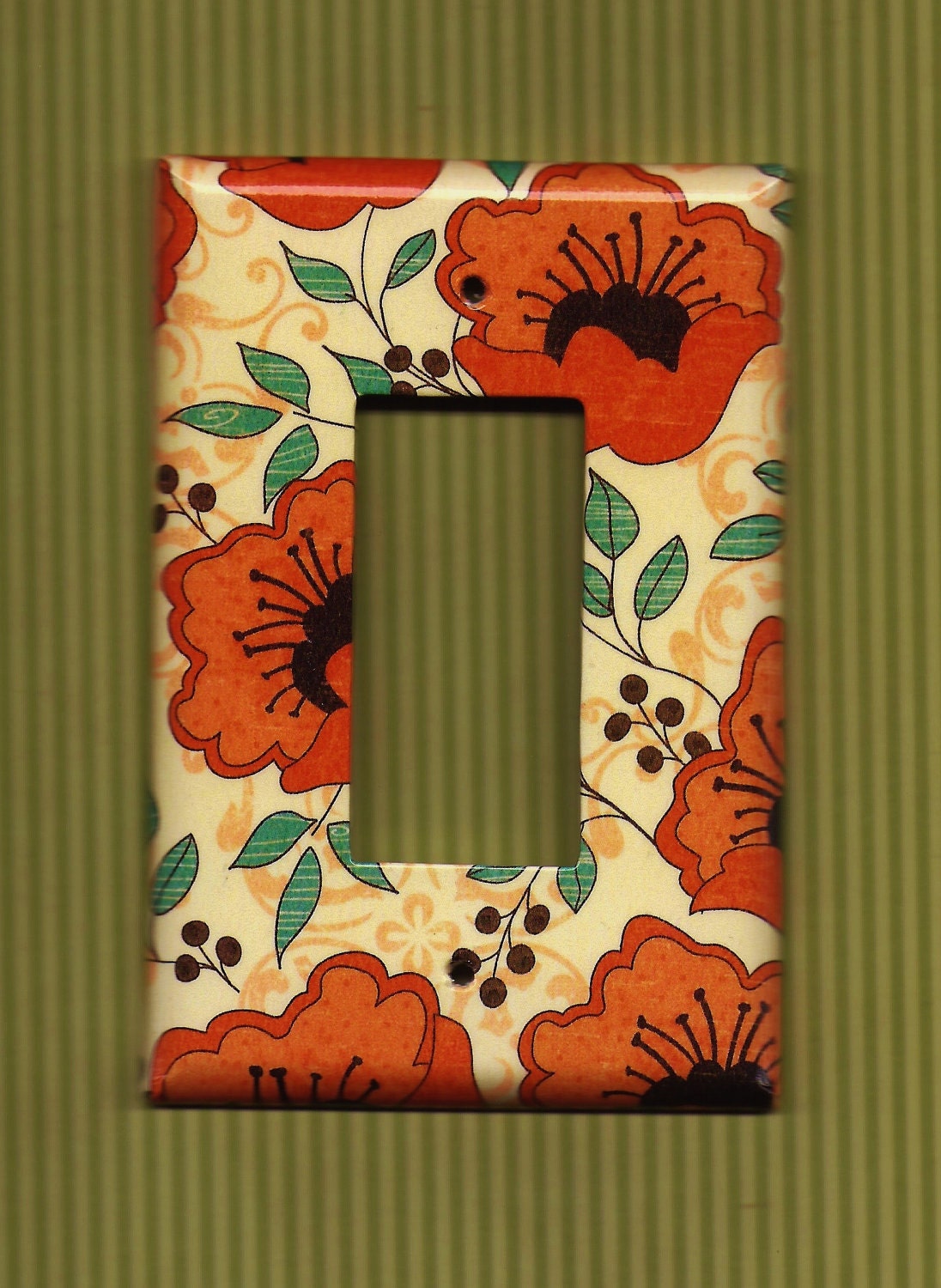 Poppy Rocker Plate
