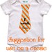 Boy Tie Baby Month Stickers Personalized (Turquoise and Orange)-Includes Newborn and Extra-Large 12 Month Stickers - Monthly Onesie Stickers