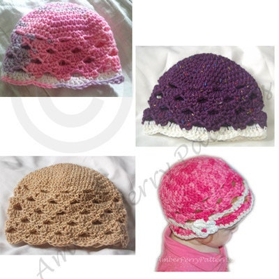 PDF Crochet Pattern - Zefenella Hat