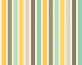 Yellow and Gray Stripe Fabric Seaside by Riley Blake Designs