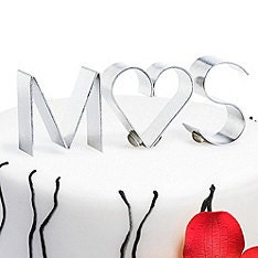 Modern Initial/Personalized Cake toppers (Empire/mini)