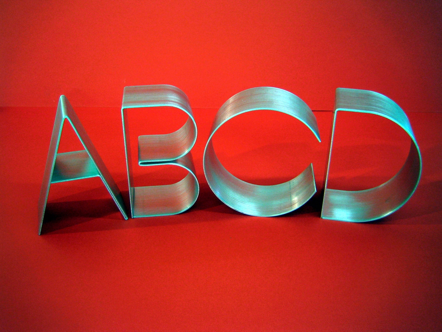 Metal letters freestanding large-Empire 6"
