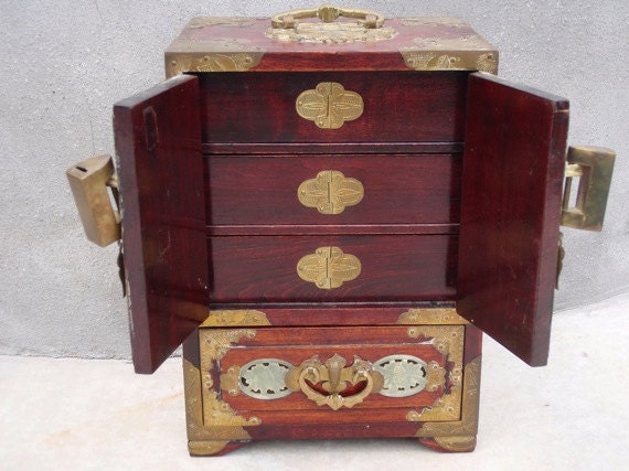 Ornate Asian Jewelry Box