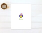Owl Custom Stationery - Cute, Fun, and Funky Personalized Note Cards