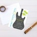 Little Rockstar Baby Shower Invitations - Set of 12 Custom Boy or Girl Invites