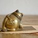 Vintage Brass Frog