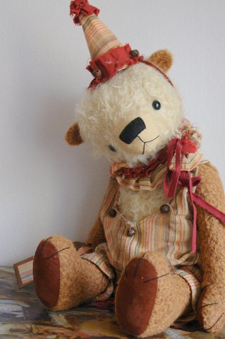 SUPER DEAL 2 PDF Epatterns for 20 inch Circus Bear and Elephant - by Sasha Pokrass plus the Patterns for Clown's Hats and Outfits