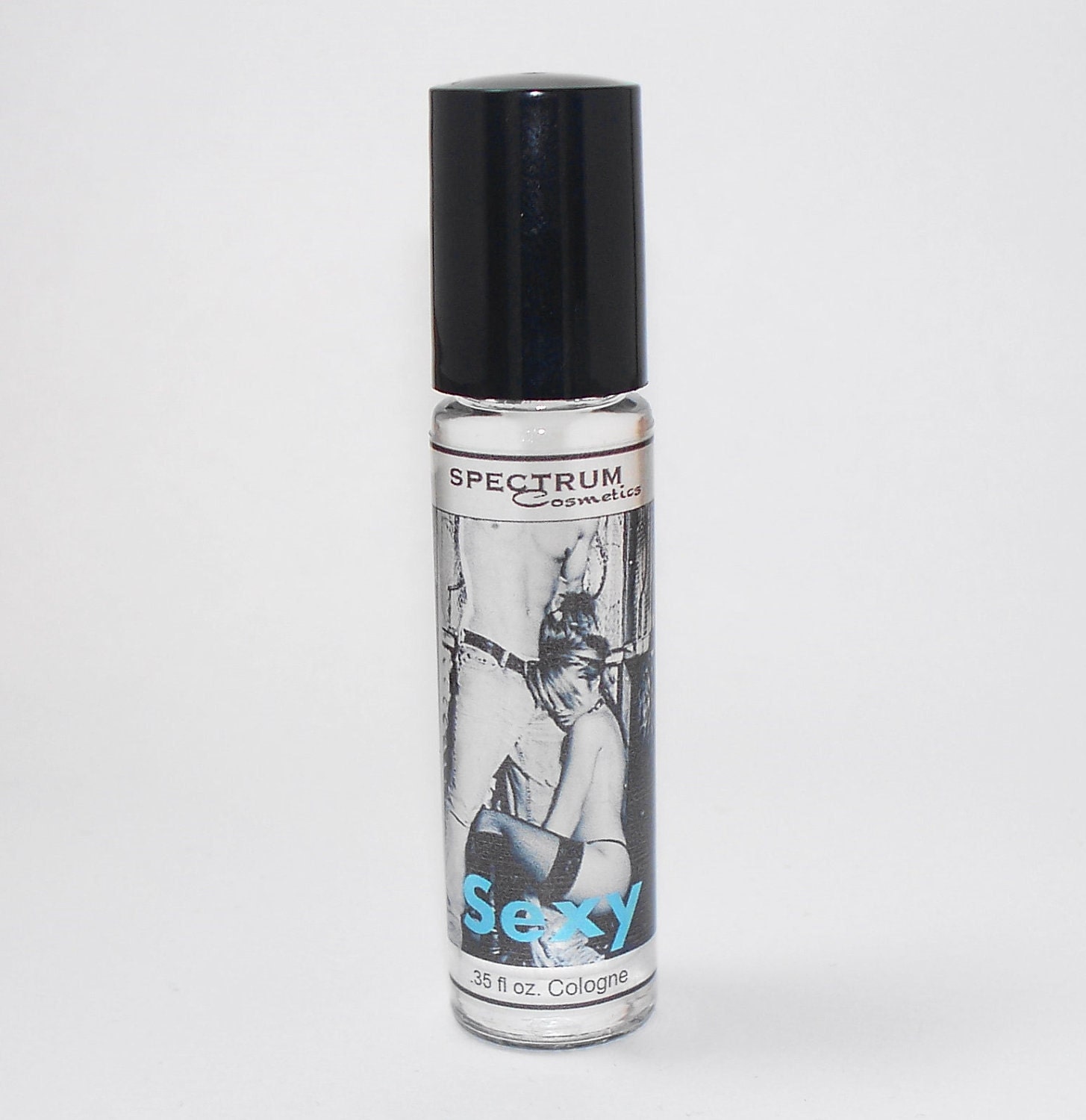 SEXY MENS COLOGNE Dry Roll on  Fragrance Very Sexy Type .35 Glass Rollerball Bottle