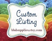 Custom listing for Patti