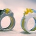 Oh, Happy Day \/ Oh, Crappy Day Ring Set (Medium, Acrylic)