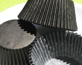 Black Cupcake Liners Baking Cups (50)