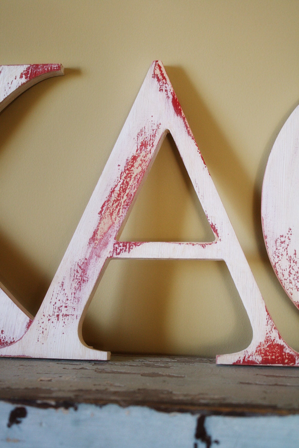 Custom Designed Greek Sorority Fraternity Wooden Wall Letters