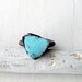 Copper Ring Turquoise December Birthstone Handmade Ring Simple Raw Modern Organic Robins Egg Blue