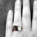 Copper Ring Tibetan Quartz Crystal Ice Natural Artisan Handmade