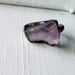 Copper Ring Amethyst Purple Pale Lilac Lavender Violet Raw Gem February Birthstone Artisan Handmade