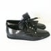 vintage 90s ALLIGATOR patent leather oxfords size 9