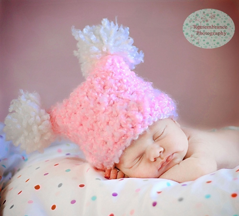 INSTANT DOWNLOAD Crochet Pattern Jester Hat with Pompoms - Sizes Newborn to Adult Welcome to sell all finished items.
