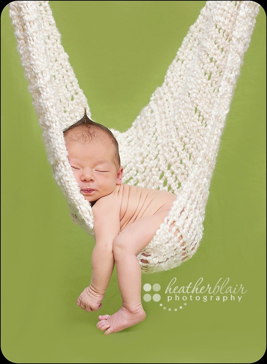 INSTANT DOWNLOAD Crochet Pattern Large Baby Hammock - Welcome to sell finished item