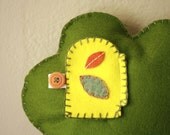 Plush Tree Pillow / The Honey Pie Tree / (Green and Yellow) Il_170x135
