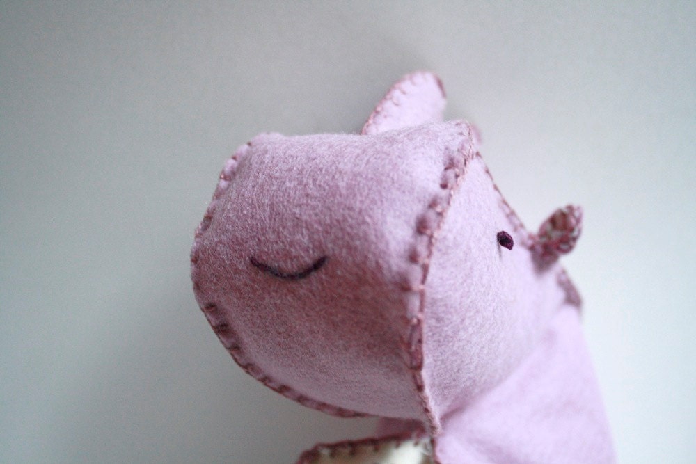 Plush Rhino / Baby's First Toy / Organic Cotton Stuffing Il_170x135