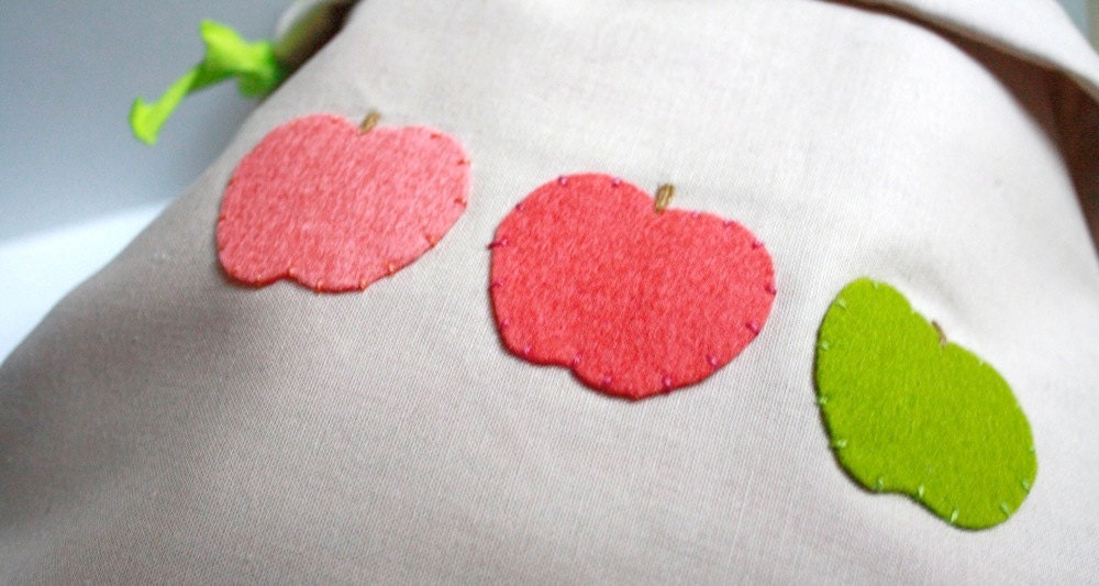 Pink Lady Assorted Apples Reusable Drawstring Bag Il_570xn