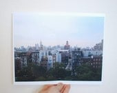 Cityscape - Original 8 x 10 Photograph - Manhattan Evening View Uptown