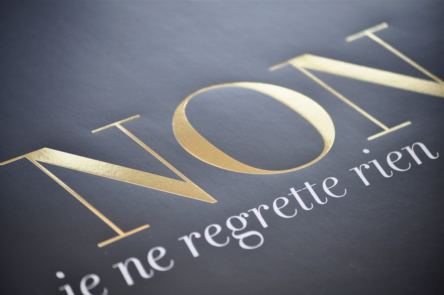 Non Je Ne Regrette Rien - large