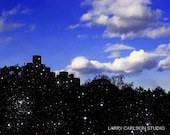 Day / Night...16x20 matted fine art giclee print / photograph collage